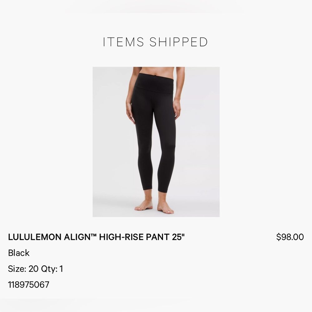 Lululemon Align Highrise 25” Leggings